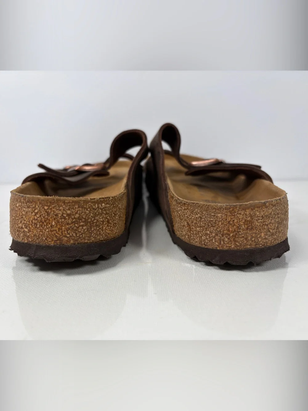 Birkenstock Arizona Sandals EU 46 US 13 Brown Leather Regular Wide Germany